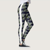 MODERN abstrakt gezeichnet, hellgelb, grau Leggings (Rechts)