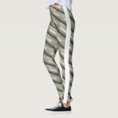 MODERN abstrakt gezeichnet hellgrau Leggings (Links)