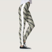 MODERN abstrakt gezeichnet hellgrau Leggings (Rechts)