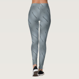 MODERN abstrakt gezeichnet in weißem Grauschwarz Leggings