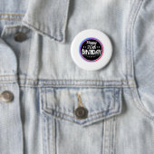 Modern Abstrakt Happy 70. Geburtstag Button (Beispiel)