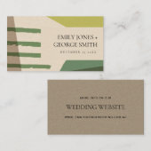 MODERN ABSTRAKT LIME GREEN ART WEDSITE VISITENKARTE (Vorne/Hinten)