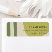 MODERN ABSTRAKT LIME GREEN KRAFT ARTISTIC ADRESSE (Insitu)