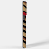 Modern Abstrakt Line Red Black Custom Minimalistis Case-Mate iPhone Hülle (Rückseite / Rechts)