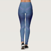 MODERN abstrakt zeichnend in blau-lila-mosaik Leggings (Rückseite)