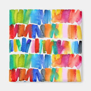 Modern abstrakte Farb-Aufruhr verrückte Farben Magnet