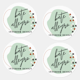 Modern Abstrakte Formen - Logo für kundenspezifisc Etiketten