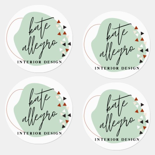 Modern Abstrakte Formen - Logo für kundenspezifisc Etiketten (Gruppe)