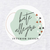 Modern Abstrakte Formen - Logo für kundenspezifisc Etiketten (Design 1)