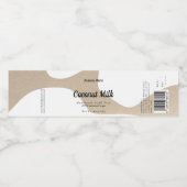 Modern Abstrakte Seifendesign Wasserflaschenetikett (Einzelnes Label)