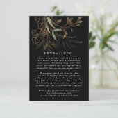 MODERN ABSTRAKTER Eukalyptus ONYX INFO Begleitkarte (Stehend Vorderseite)