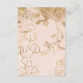 MODERN ABSTRAKTER Eukalyptus ONYX INFO Begleitkarte (Rückseite)