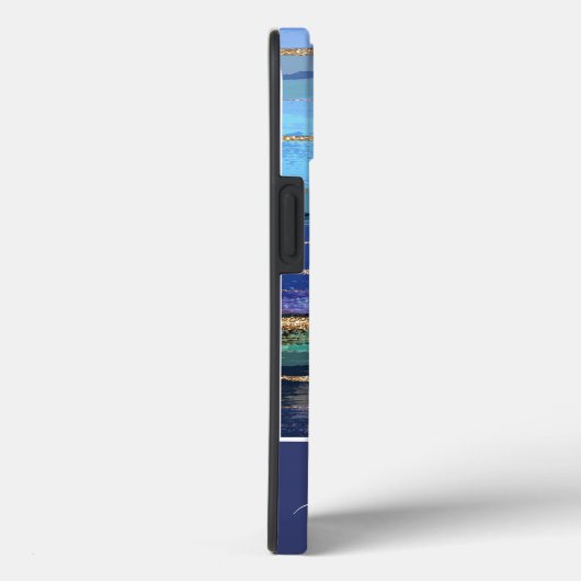 Modern Abstrakter Glitzer Sparkasse Case-Mate iPhone Hülle (Rückseite / Rechts)