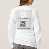 Modern Abstraktes Beauty Face Logo T-Shirt (Rückseite)