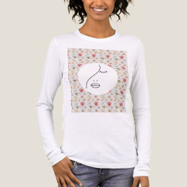 Modern Abstraktes Beauty Face Logo Tri-Blend Shirt