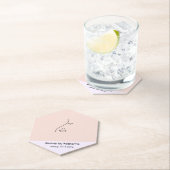 Modern Abstraktes Beauty Face Logo Untersetzer (Vor Ort)