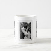 Modern Ace of Spades 3 Couple Photos Custom Kaffeetasse (Mittel)