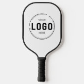 Modern Add Your Logo Business Company Pickleball Schläger (Rückseite)