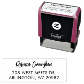 Modern Address Script Name Permastempel (Beispiel)