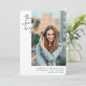 Modern Adventure fängt Abschluss Foto an Ankündigung (Stehend Vorderseite)