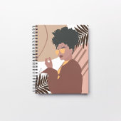 Modern African American Woman Boho Art Planer