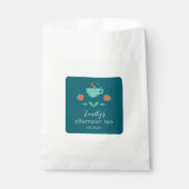 Modern–Afternoon Tea Party Favor Bag Geschenktütchen (Vorderseite)