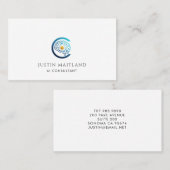 Modern AI Consultant Business Card Visitenkarte (Vorne/Hinten)