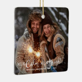 Modern All is Calm All is Bright Foto Keramikornament (Rechts)