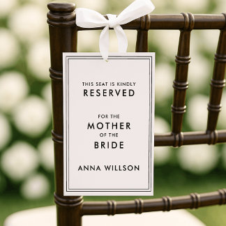 Modern | Altes Geld reserviert Platz Tag