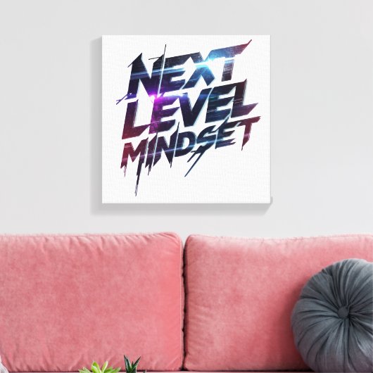 Modern Ambition and Hustle Graphic Leinwanddruck (Insitu (Wohnzimmer))