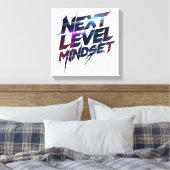 Modern Ambition and Hustle Graphic Leinwanddruck (Insitu (Schlafzimmer))