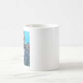 Modern American Gothic Art - Grant Woods Inspired Kaffeetasse (Mittel)