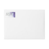 Modern Amethyst Watercolor Geode BarefootBride™ (Vorderseite)