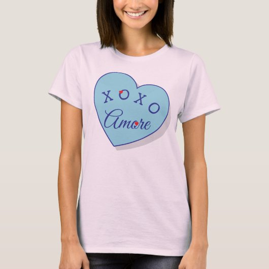 Modern Amore XOXO Valentine’s Day Fashion Shirt (Vorderseite)