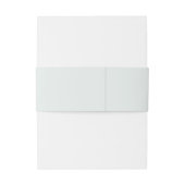 Modern Ampersand Elegant Monogram Einladungsbanderole (Rückseitenbeispiel)