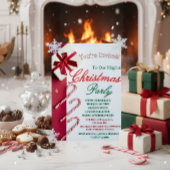 "Modern and Elegant Christmas & New Year Invitatio Folieneinladung