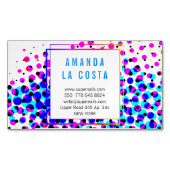 Modern and full of color magnetische visitenkarte (Vorderseite)