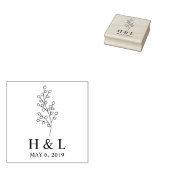 Modern and Minimalist Twig Design Gummistempel (Stempel)