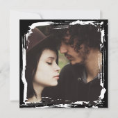 Modern and Simple Unique Photo Template Wedding Einladung (Vorderseite)