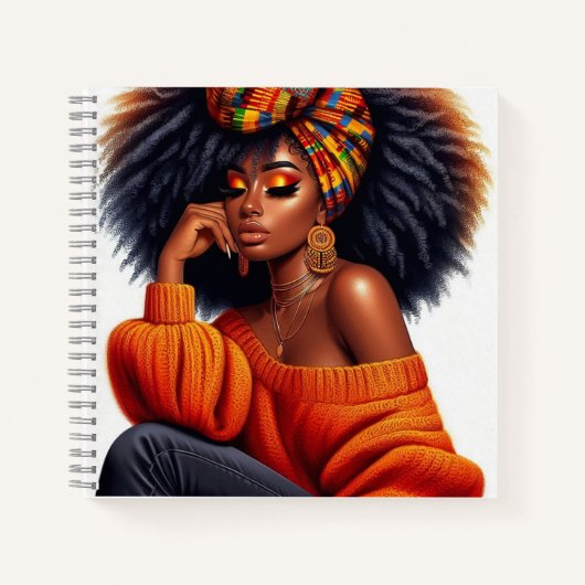 Modern and sophisticated Spiral Photo Notebook Notizblock (Vorderseite)