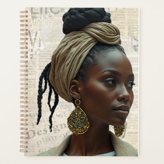 Modern and sophisticated Spiral Photo Notebook Planer (Vorderseite)