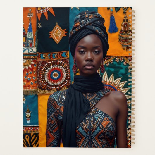 Modern and sophisticated Spiral Photo Notebook Planer (Rückseite)