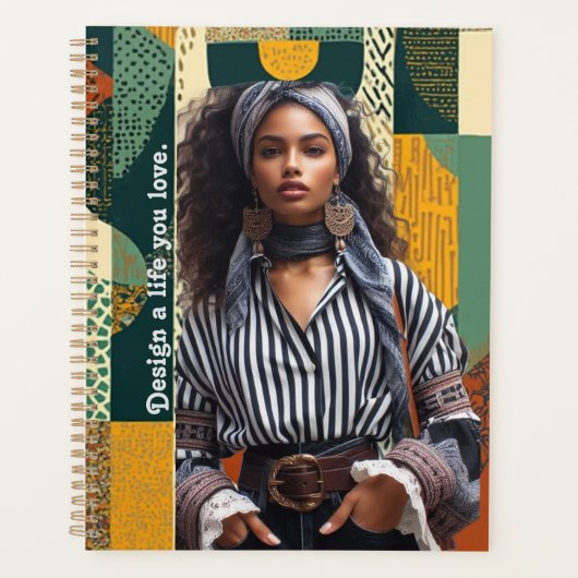 Modern and sophisticated Spiral Photo Notebook Planer (Vorderseite)