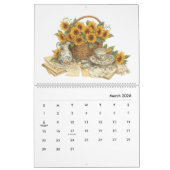 Modern and Stylish Sunflower Monthly Calendar 2026 Kalender (Mär 2026)