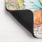 Modern and trendy kraft paper background Botanical Mousepad (Ecke)