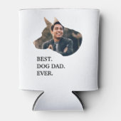 Modern angepasste Hundfoto-Vorlage Dosenkühler (Vorderseite)