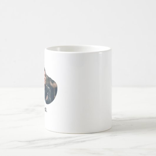 Modern angepasste Hundfoto-Vorlage Kaffeetasse (Mittel)