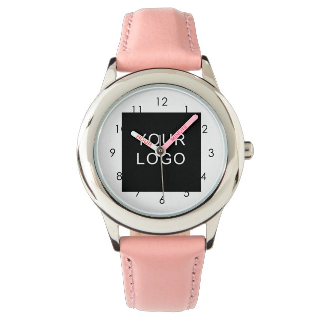 Modern angepasstes Firmenlogo Armbanduhr (Vorderseite)