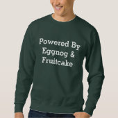 Modern angetrieben durch den Weihnachtsmann-Pullov Sweatshirt (Vorderseite)