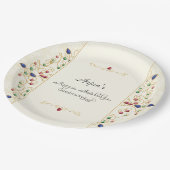 Modern Annaprashan First Rice Zeremonie Pappteller (Schrägansicht)